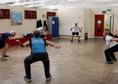 Improving fitness and slowing progression through physiotherapy exercises in Parkinson’s class